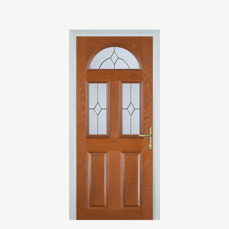 Door G 2 Panel 1 Arch Oak Classic image 0