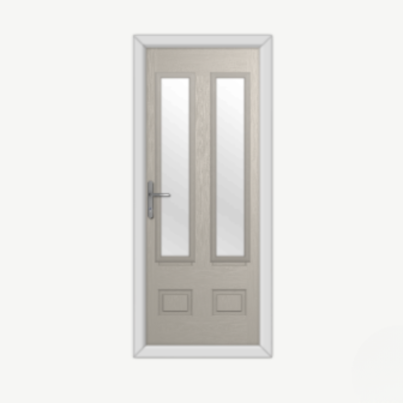 Aston Glazed 2 Pebble Composite Door image 0