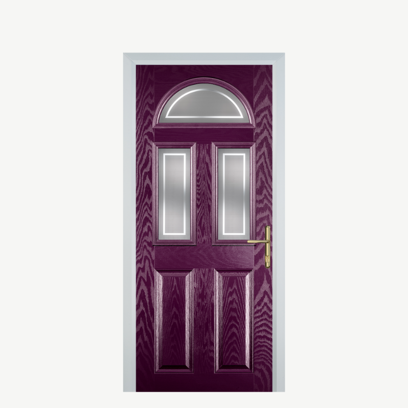Door G 2 Panel 1 Arch Purple Violet Enfield image 0