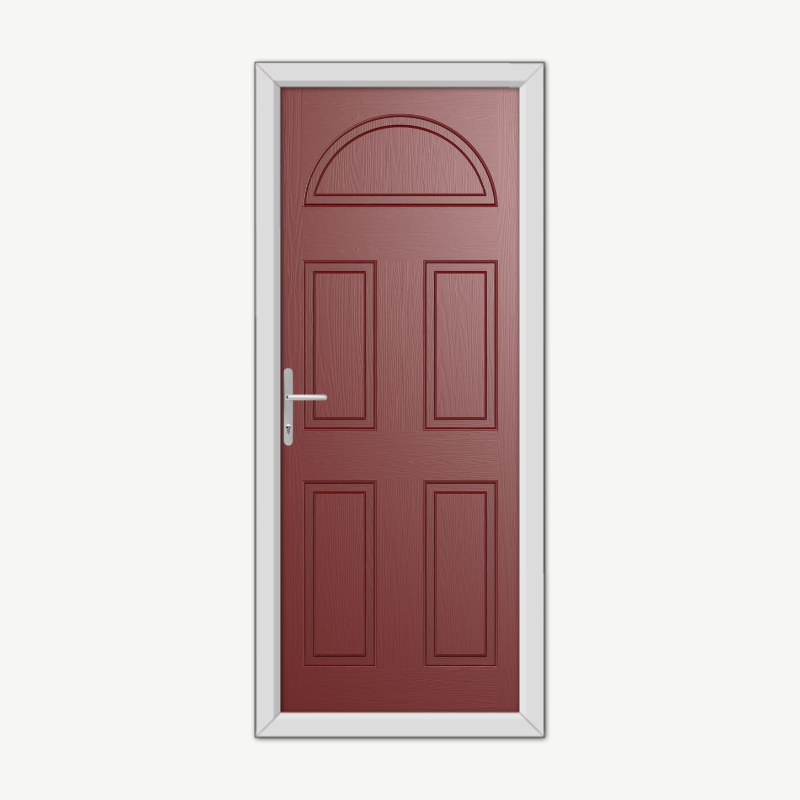 Winslow Solid Red Composite Door image 0