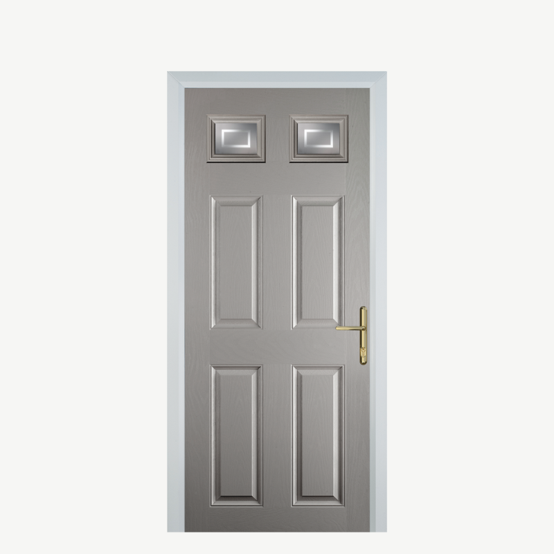 DoorI 4 Panel 2 Square Agate Grey Enfield image 0