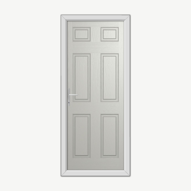 Middleton Solid Agate Grey Composite Door image 0