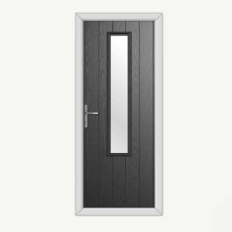 Abercorn Black Composite Door image 0