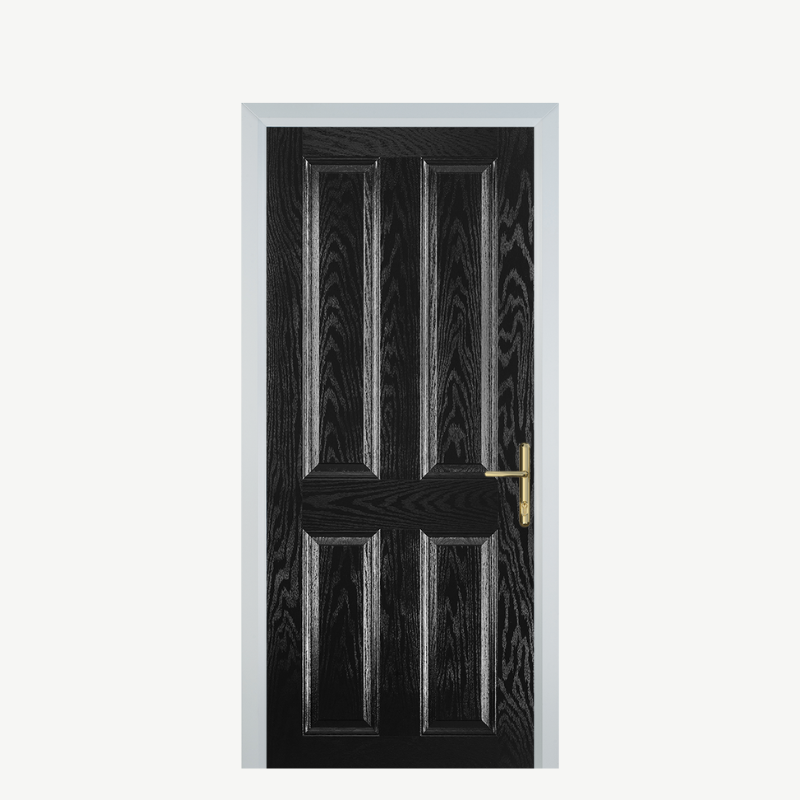 DoorQ 4 Panel Black image 0