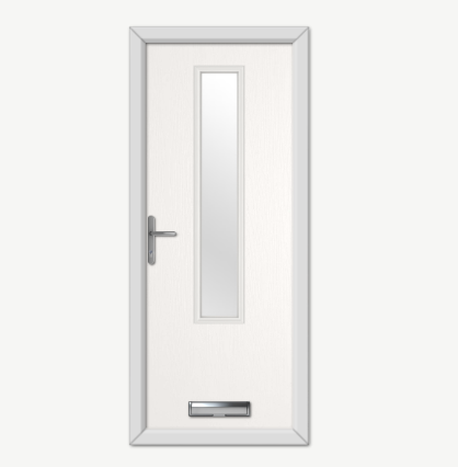 Abercorn White Composite Door