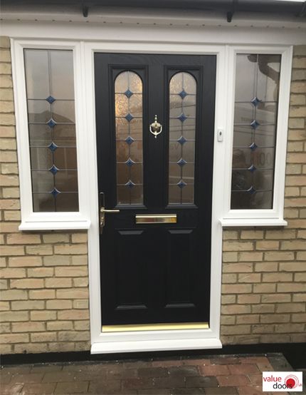 Door with side panel