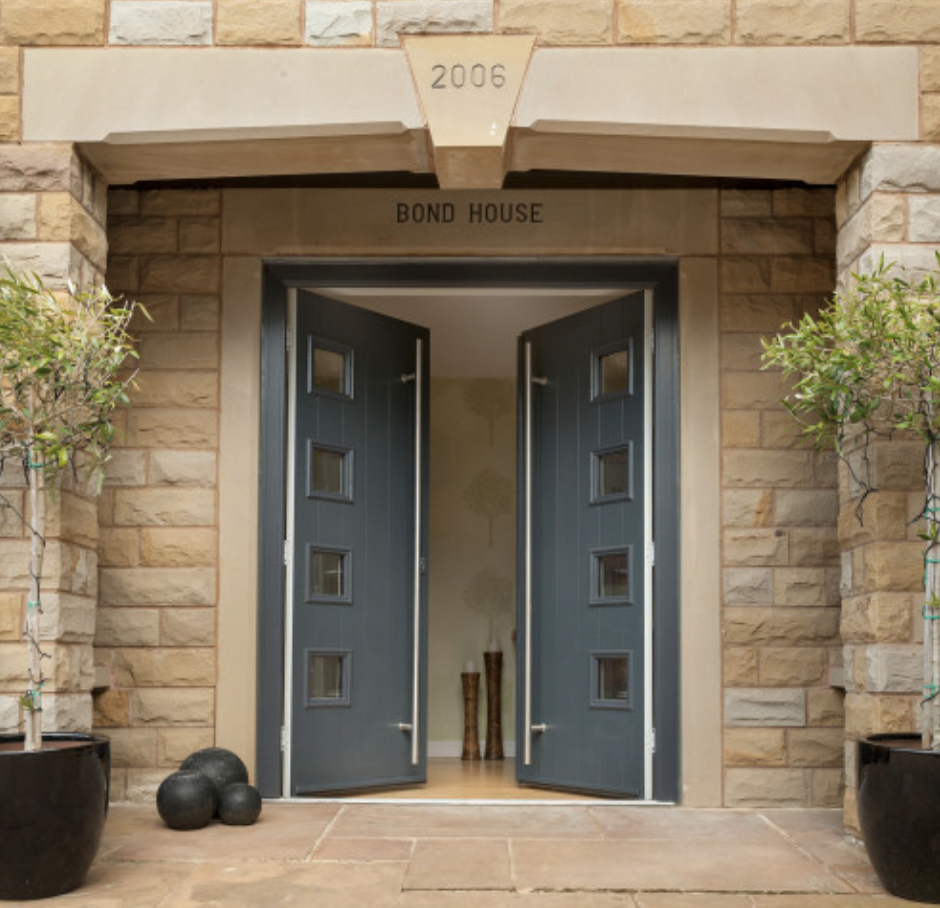 Composite double doors