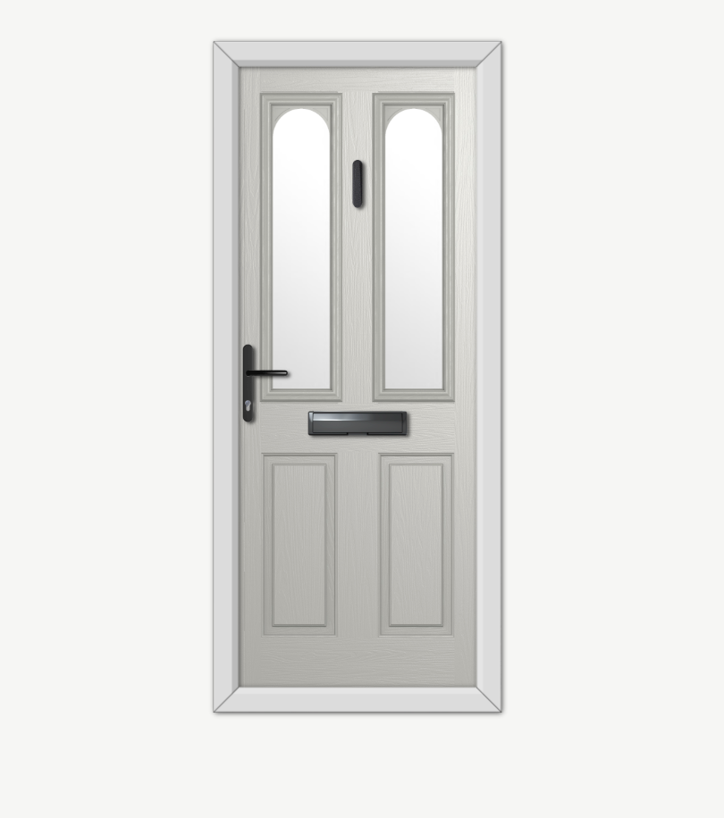 Traditional composite front door