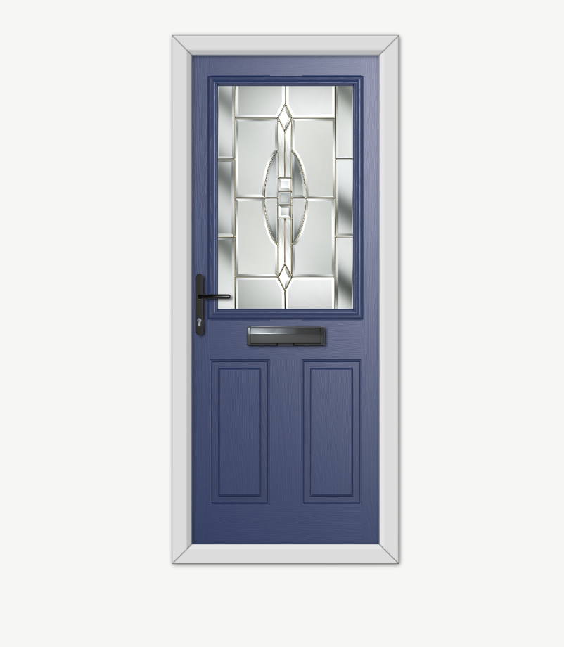 Stained glass composite door