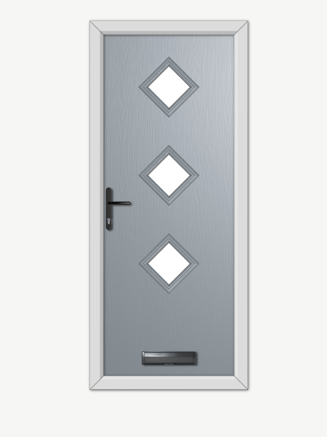 Diamond windows composite door