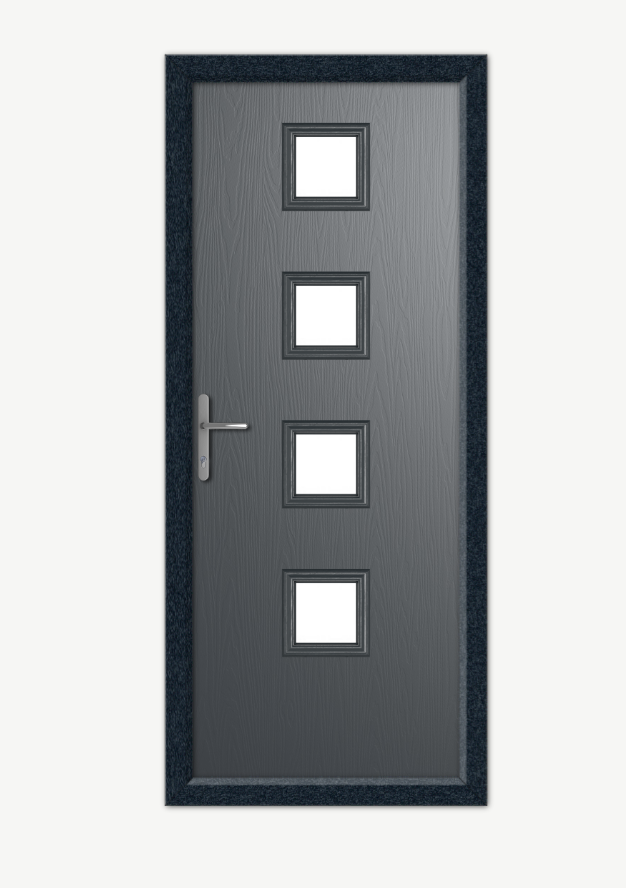 4 Square composite door