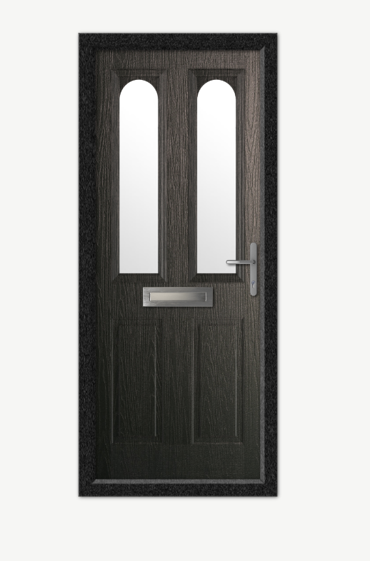 Black composite door