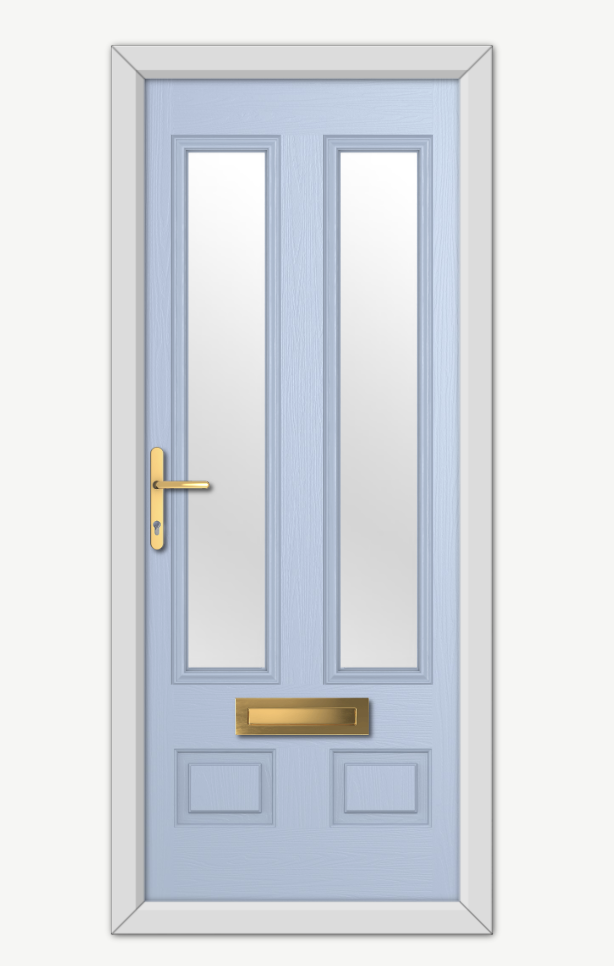 Duck egg blue composite door