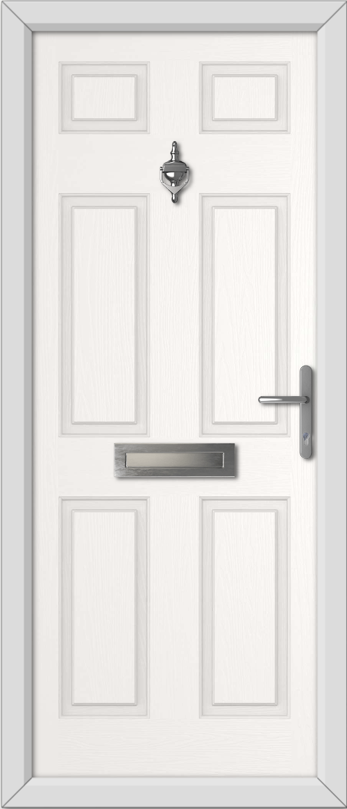 White Composite Door