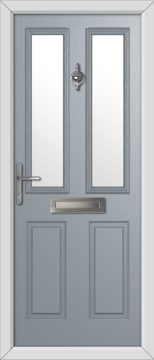Silver Composite Door
