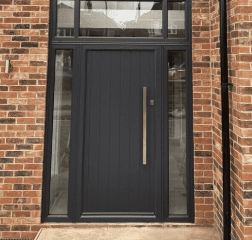 black composite door
