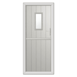 Agate Grey Somerset Stable Composite Door 48mm Timber Core