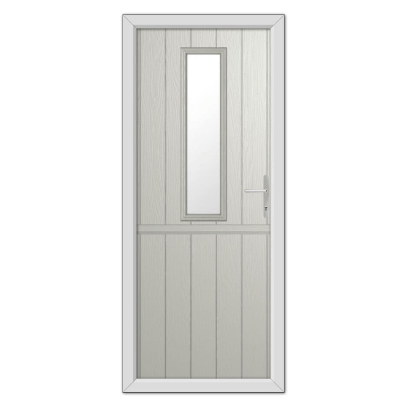 Agate Grey Mowbray Stable Composite Door 48mm Timber Core