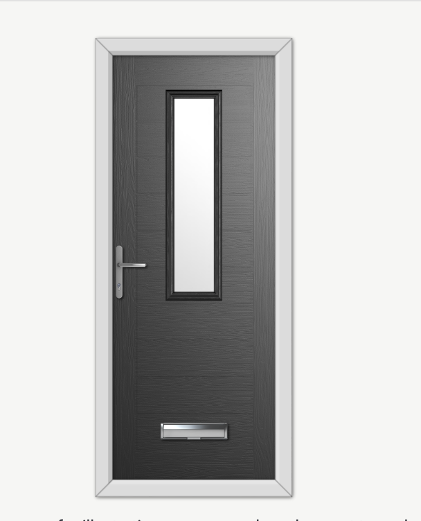 Westminster Black Composite Door