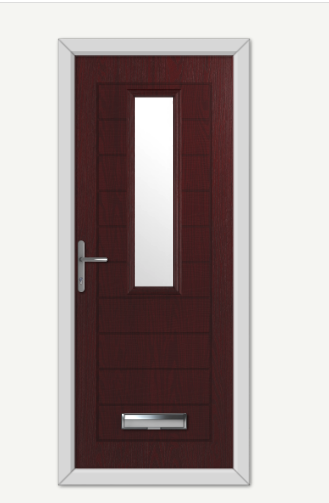 Westminster Burgundy Composite Door