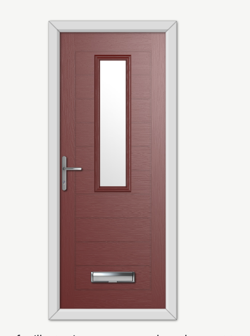 Westminster Red Composite Door
